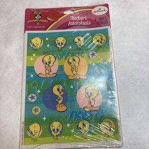 Vintage  Looney Tunes Tweety Bird Stickers by Hallmark Cards - Sealed 4 Sheets